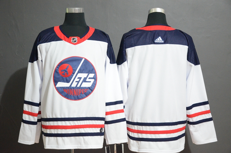 Men's Winnipeg Jets Blank White Heritage Jersey